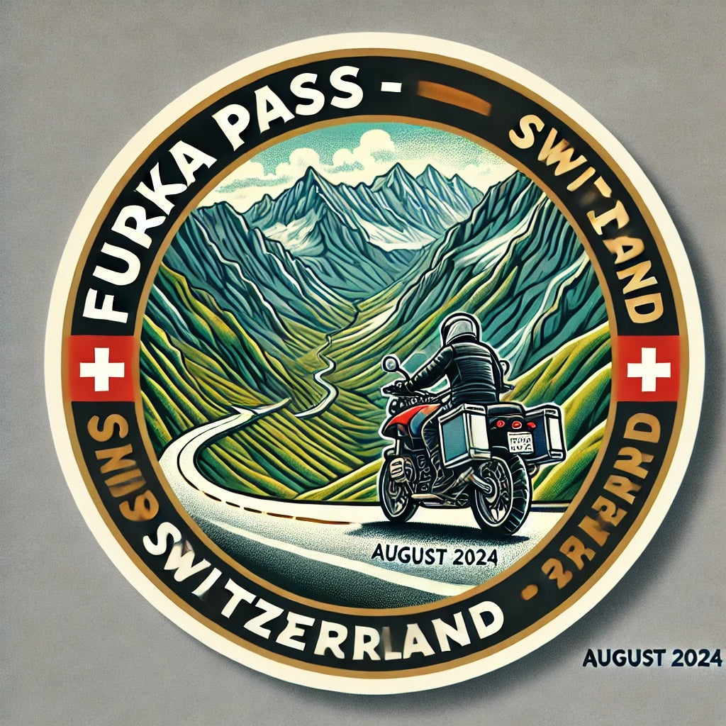 Furka Pass Sticker