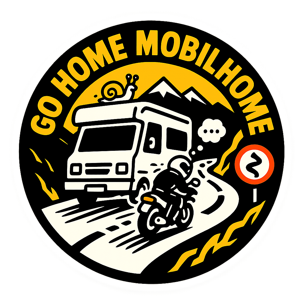 Epic Road Stickers - "Go Home Mobilhome"