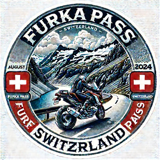 Furka pass sticker