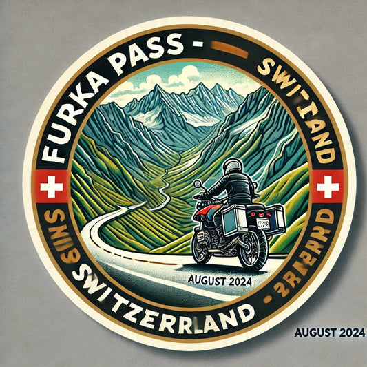 Furka Pass Sticker